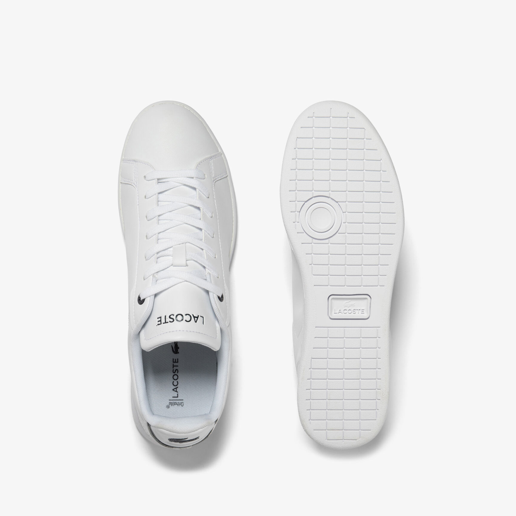 سنيكرز لاكوست كارنابي برو بي ال جلد بلون واحد للرجال Men's Lacoste Carnaby Pro BL Leather Tonal Trainers - 45SMA0110-042