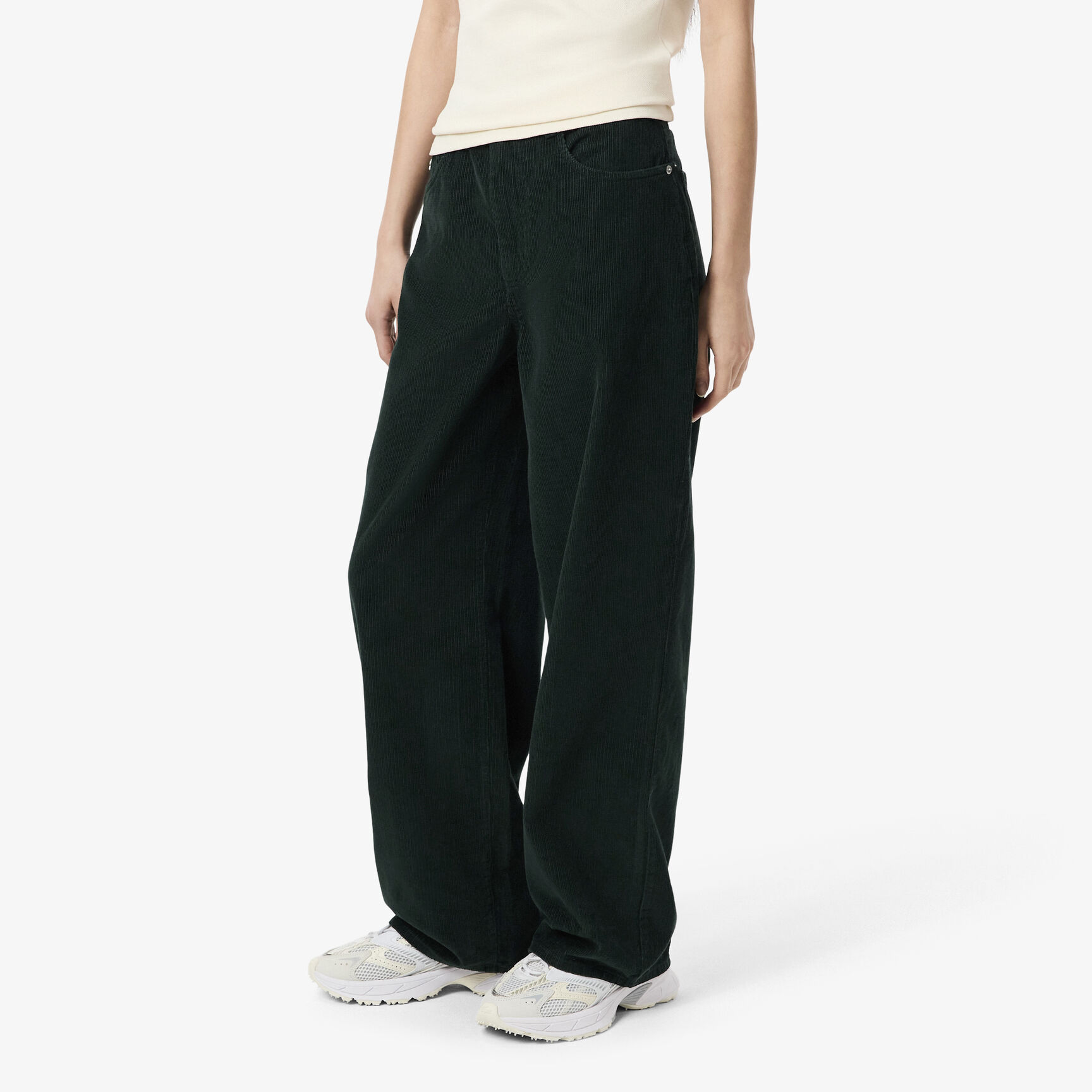 Wide Fit Corduroy Pants - HF5346-00-YZP