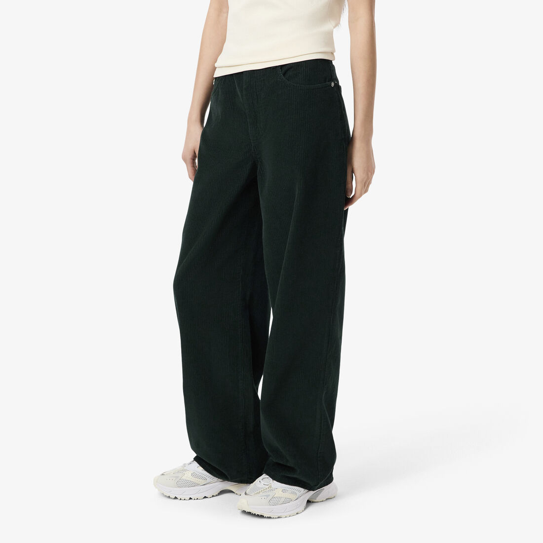 بنطال مخملي واسع Wide Fit Corduroy Pants - HF5346-00-YZP