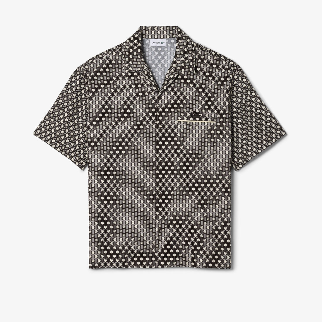 قميص قصير الأكمام بقصة مريحة Relaxed Fit Short Sleeved Shirt - CH0712-00-7FI