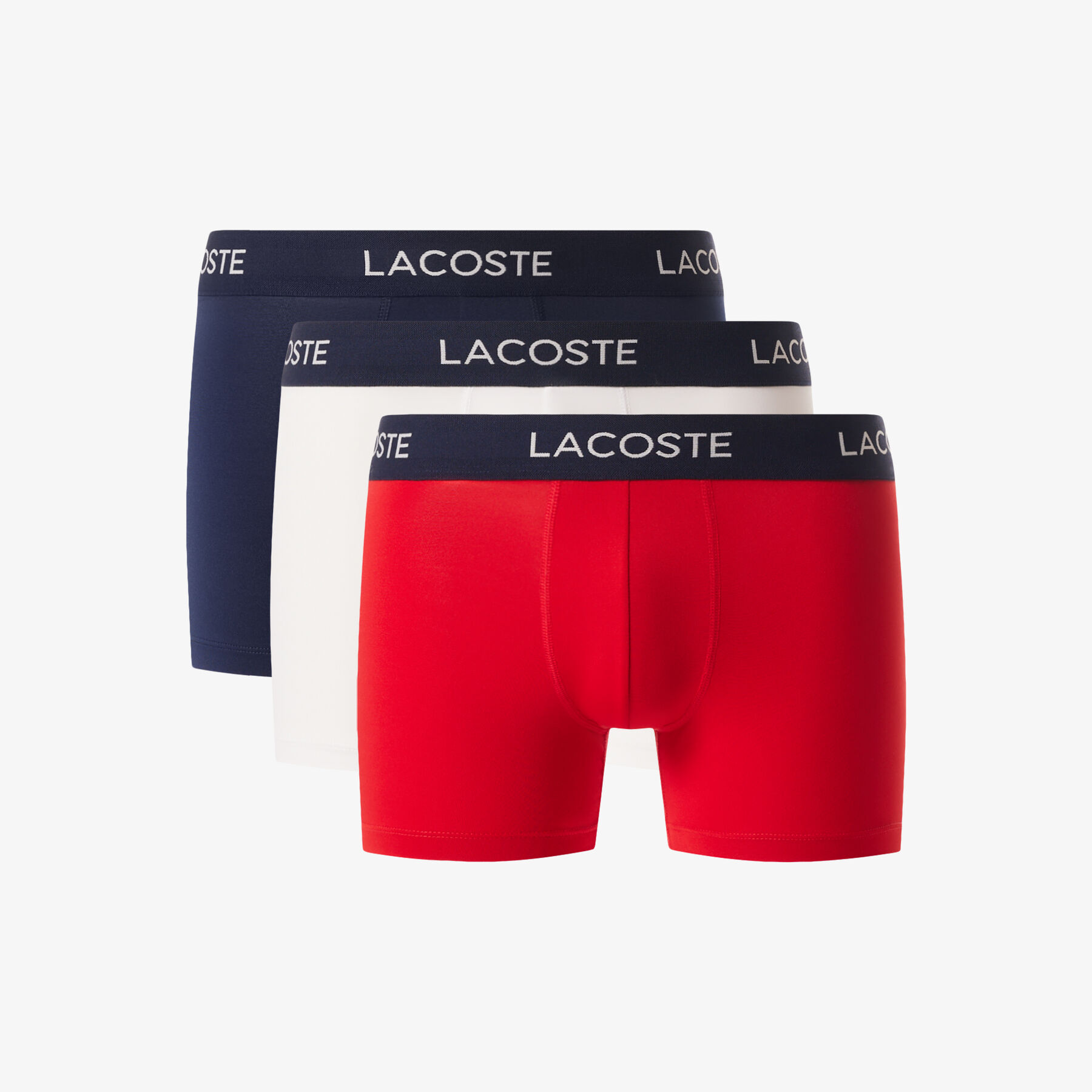 lacoste 3 pack microfiber trunks