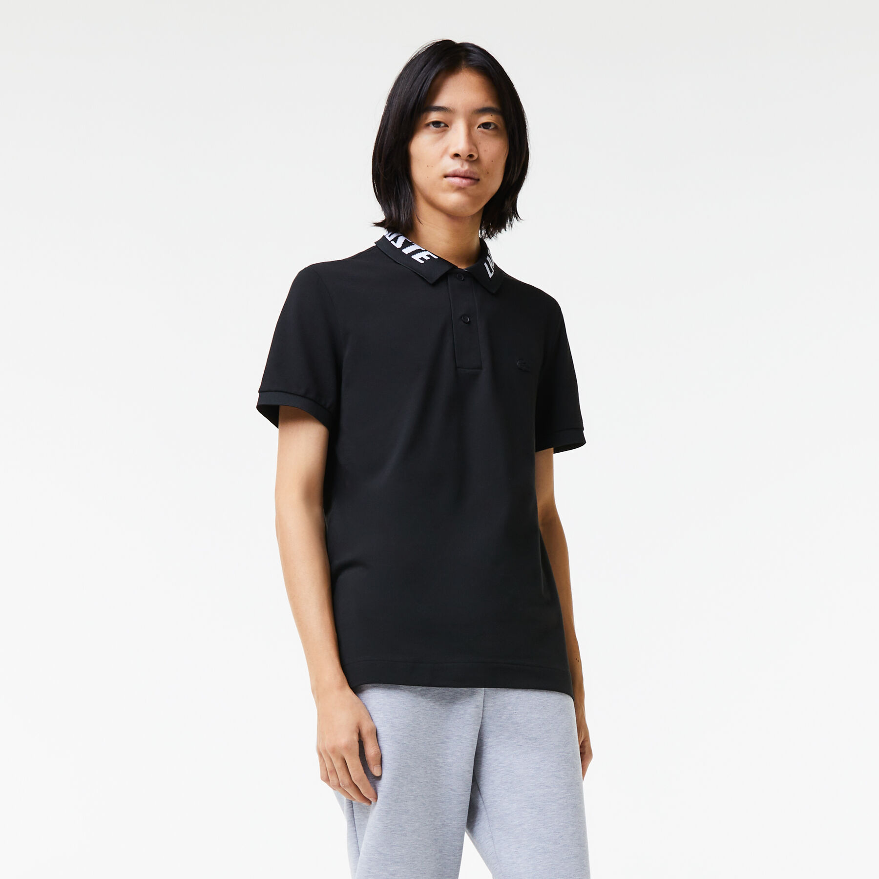 Men's Lacoste Branded Slim Fit Stretch Piqu� Polo - PH9642-00-031
