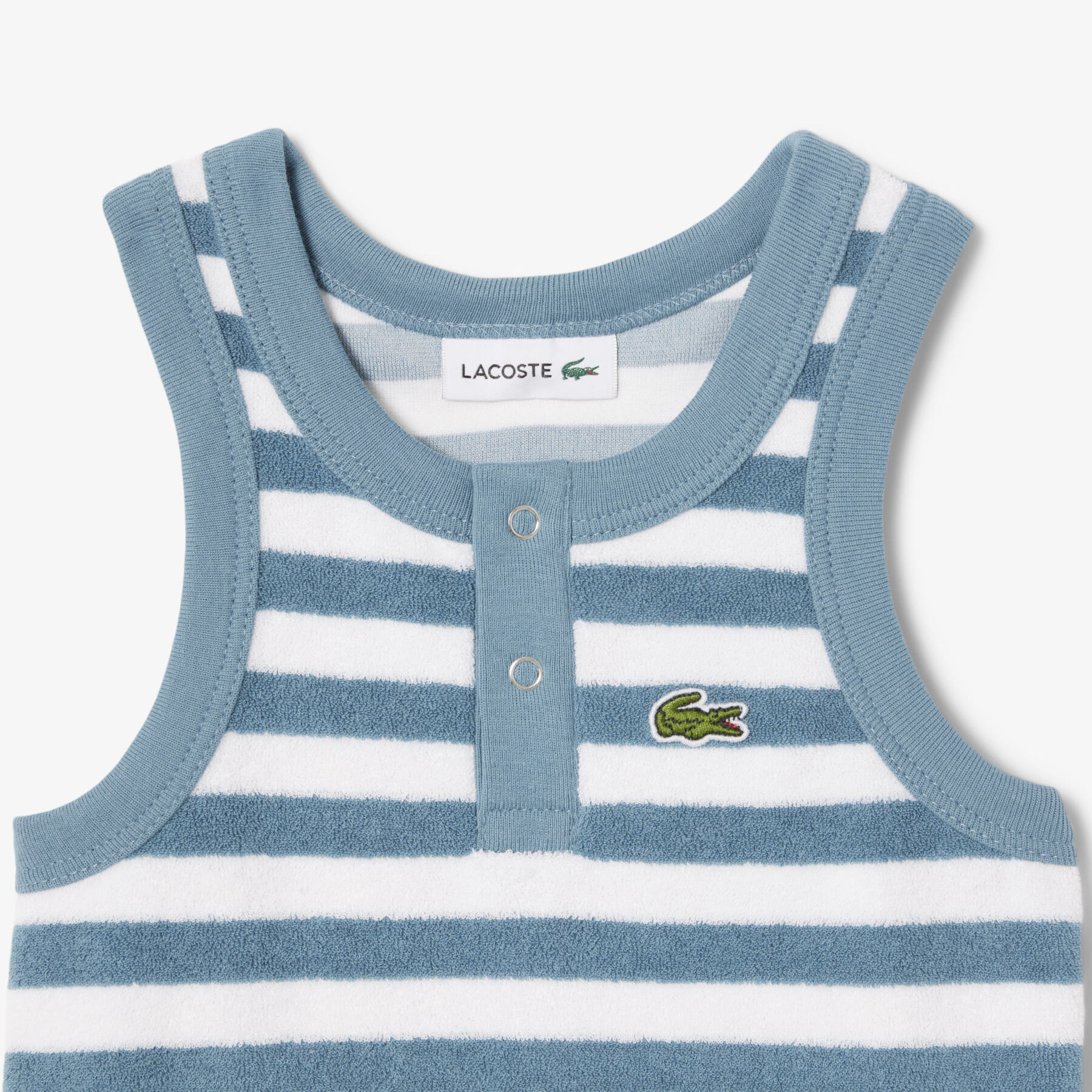 Striped Terry Baby Onesie lacoste striped terry baby onesie