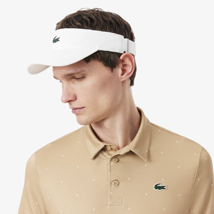 lacoste regular fit printed golf polo shirt