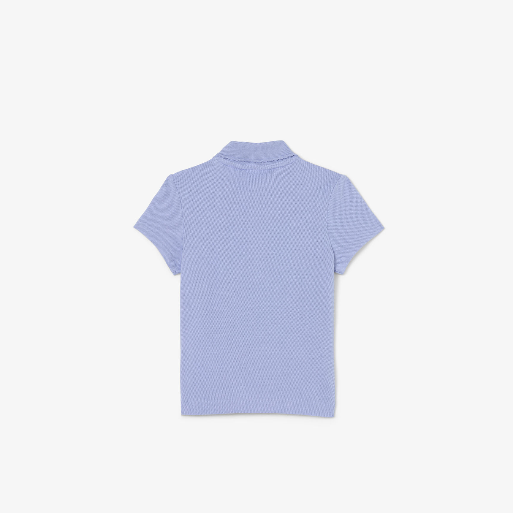 Scalloped Collar Pique Polo Shirt - PJ0968-00-5QD