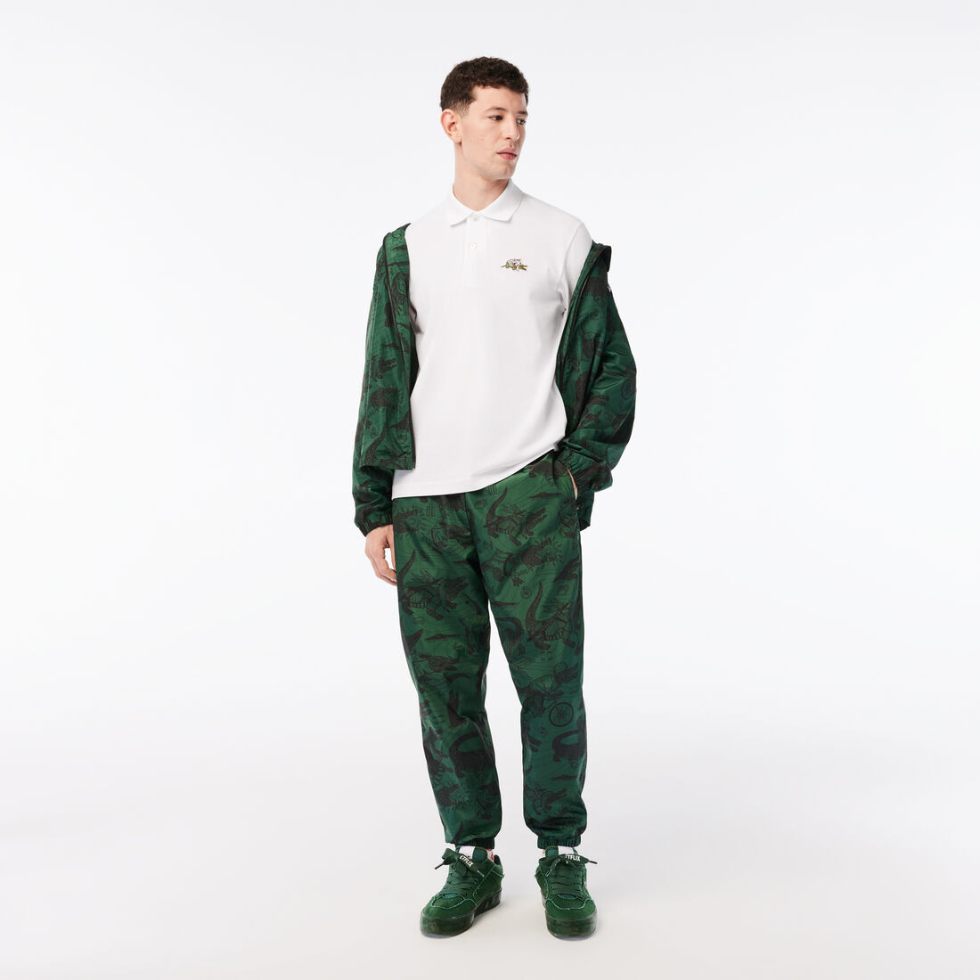 Men’s Lacoste x Netflix Organic Cotton Polo Shirt Men’s Lacoste x Netflix Organic Cotton Polo Shirt