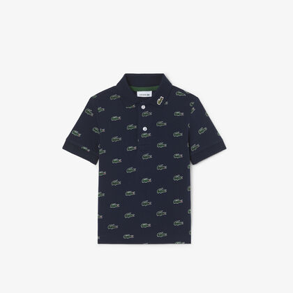 Printed Petit Pique Polo Shirt