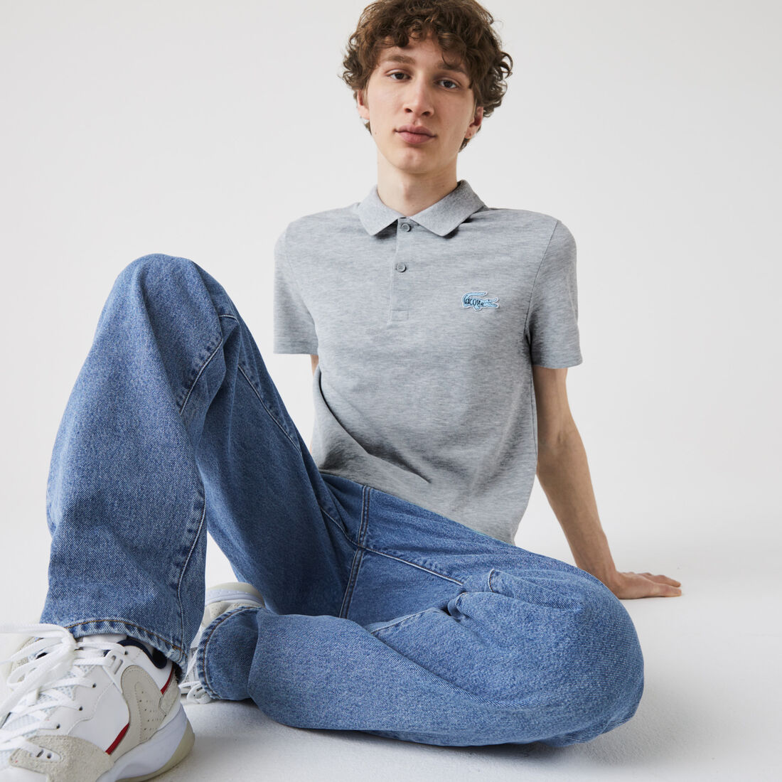Men&rsquo;s Lacoste Regular Fit Badge Cotton Piqu&eacute; Polo