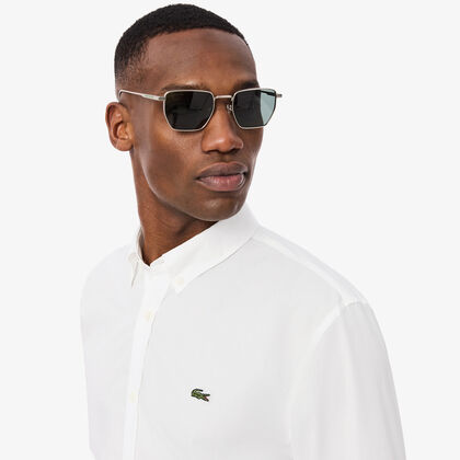 Regular Fit Stretch Poplin Shirt