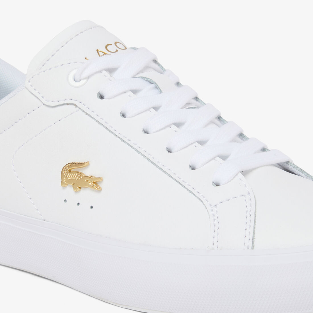 أحذية رياضية باوركورت نسائية من الجلد Women's Powercourt Leather Sneakers - 51SFA0192-216