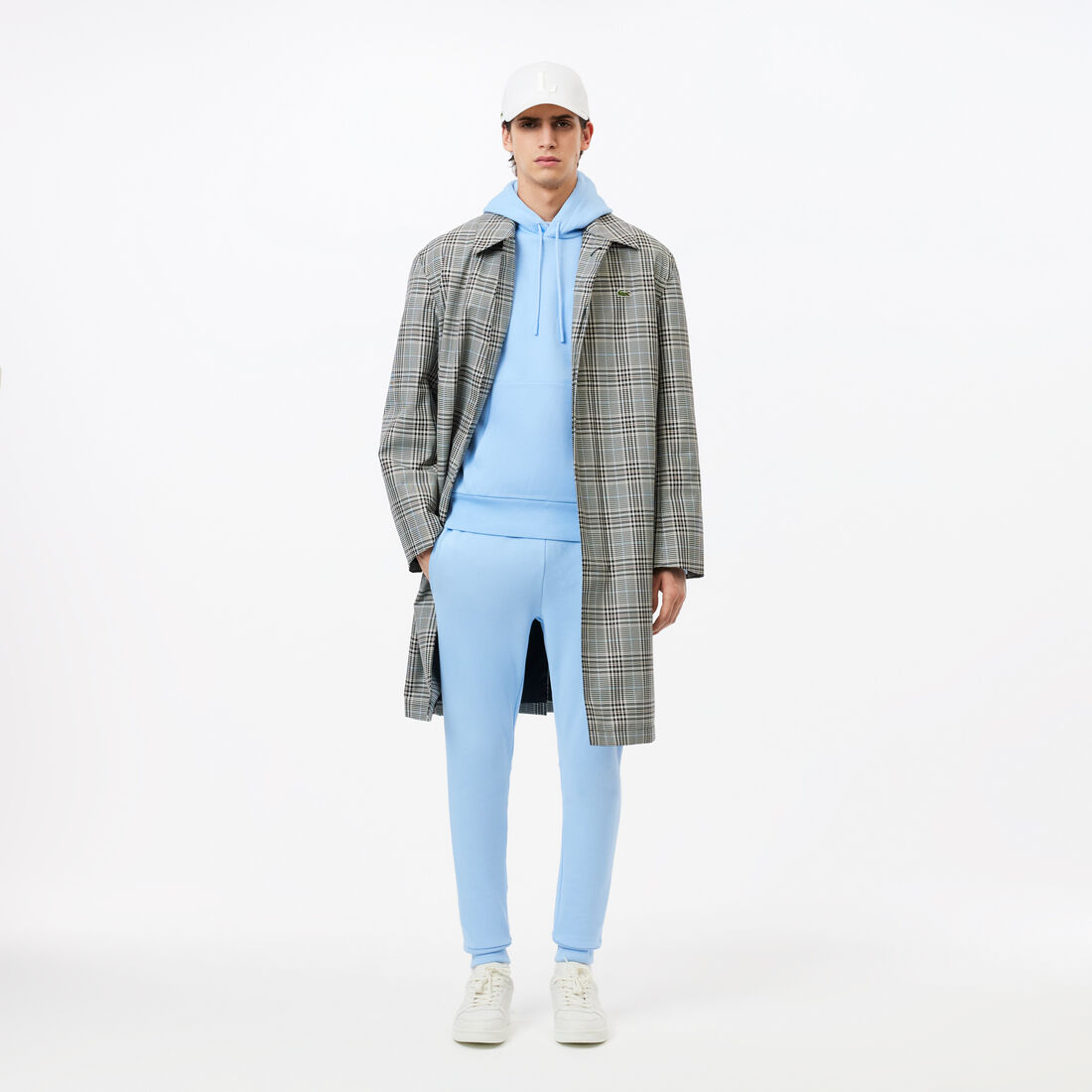 سويت شيرت لاكوست بغطاء رأس قطن عضوي للرجال Men's Lacoste Organic Cotton Hooded Jogger Sweatshirt - SH9623-00-HBP