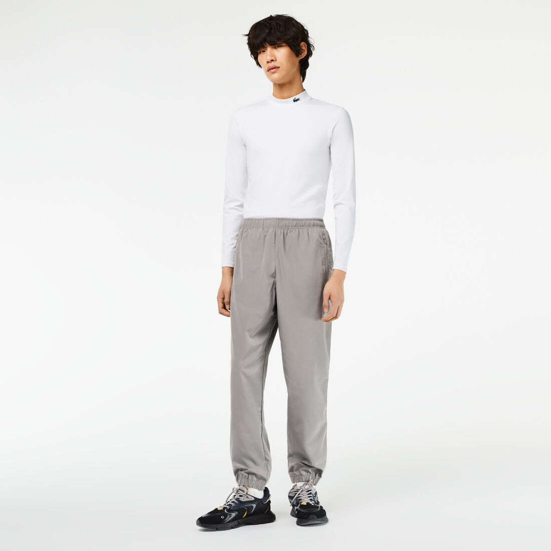 Men's Lacoste Track Pants with GPS Coordinates