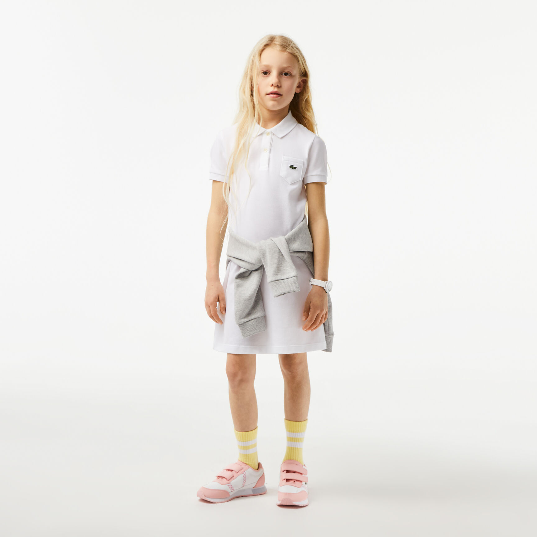 فستان بولو بيكيه Girl's Polo-Style Cotton Dress - EJ2816-00-001