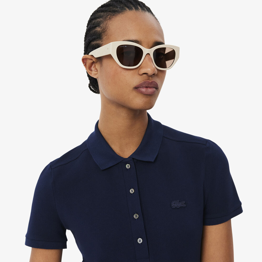 Slim Fit Stretch Petit Pique Polo Dress Stretch Pique Polo Dress - EF5473-00-166