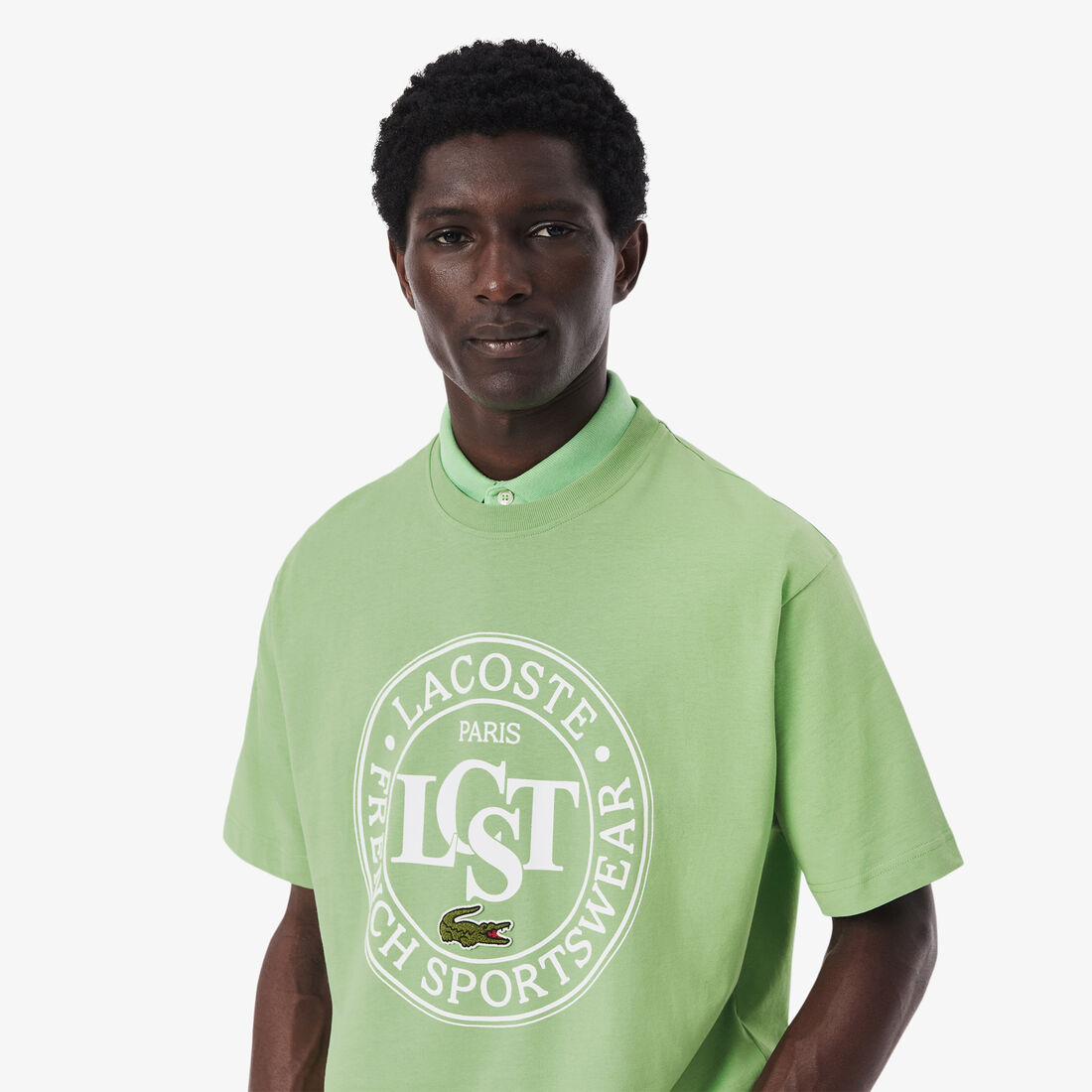 Loose Fit Heavy Cotton Printed T-shirt Loose Fit Heavy Cotton Printed T-shirt - TH2753-00-TTF