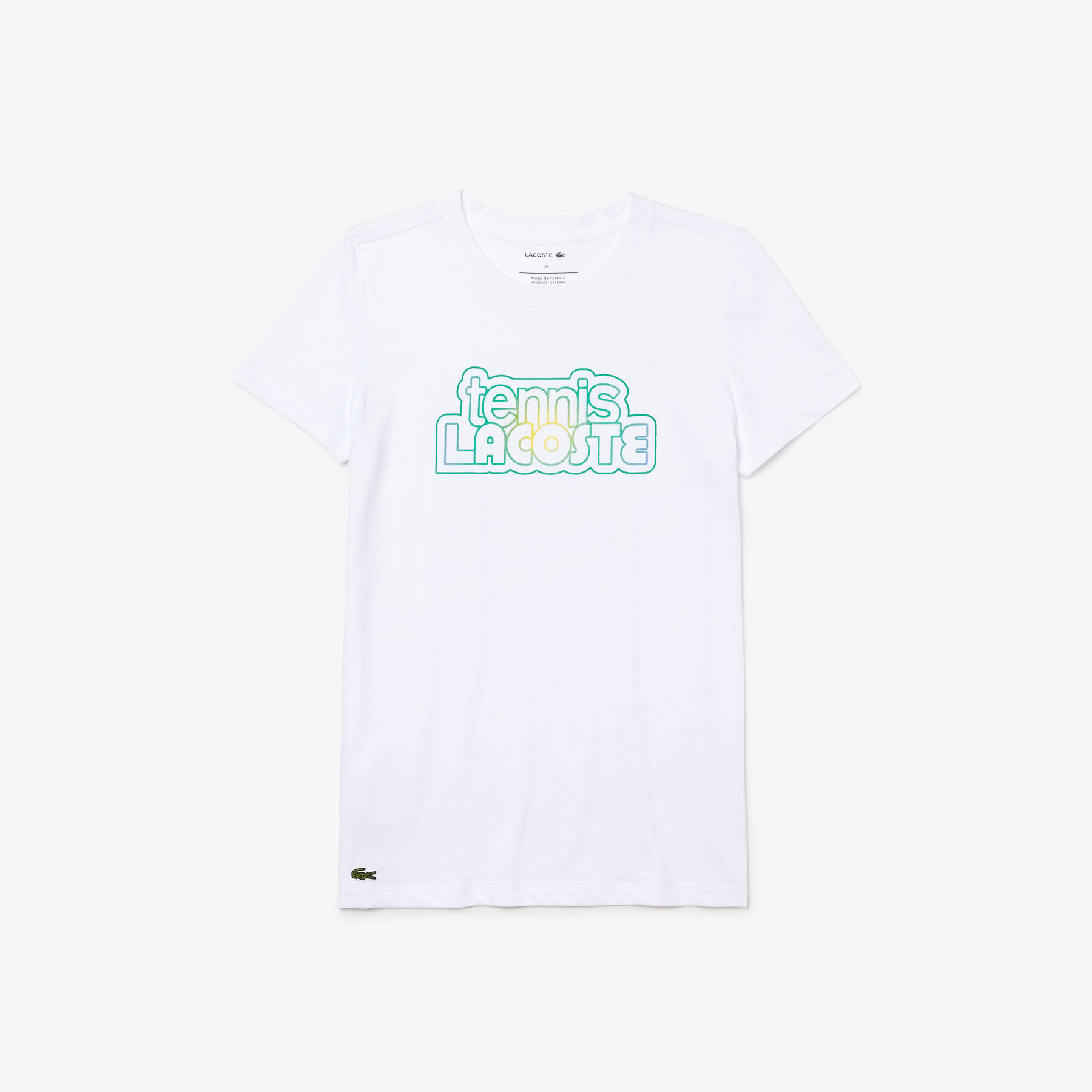 تيشيرت تنس بطبعة للنساء مجموعة Lacoste SPORT لاكوست تيشيرت تنس بطبعة للنساء مجموعة lacoste sport