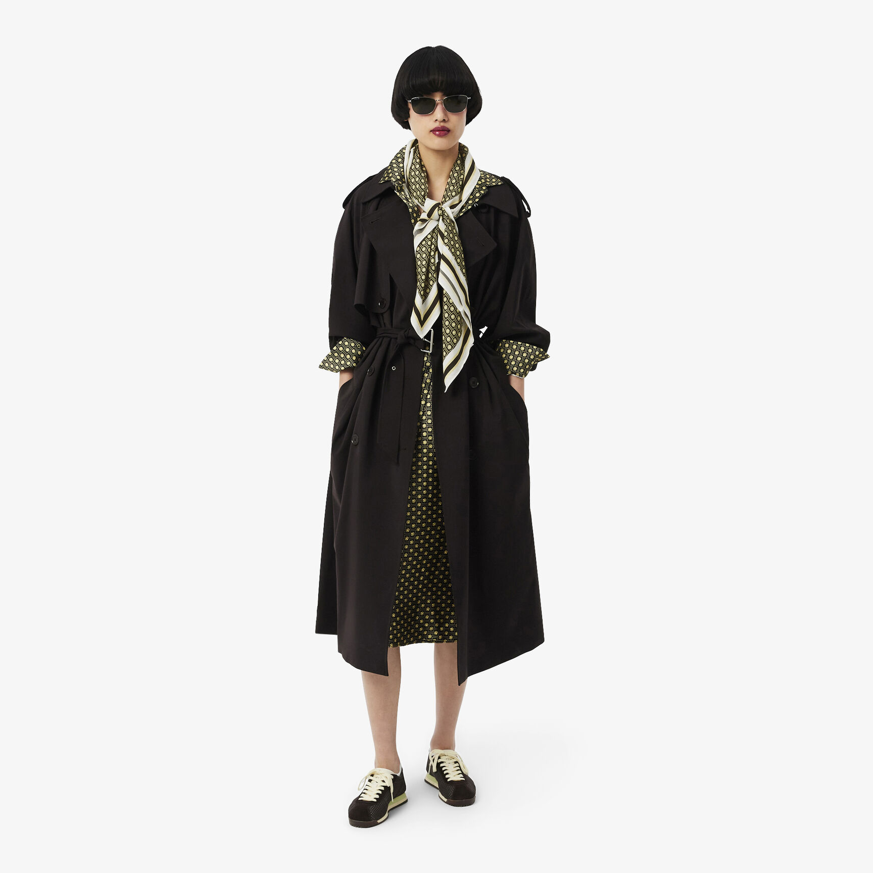 وشاح تنس مطبوع Printed Tennis Scarf - RE9788-00-4IZ