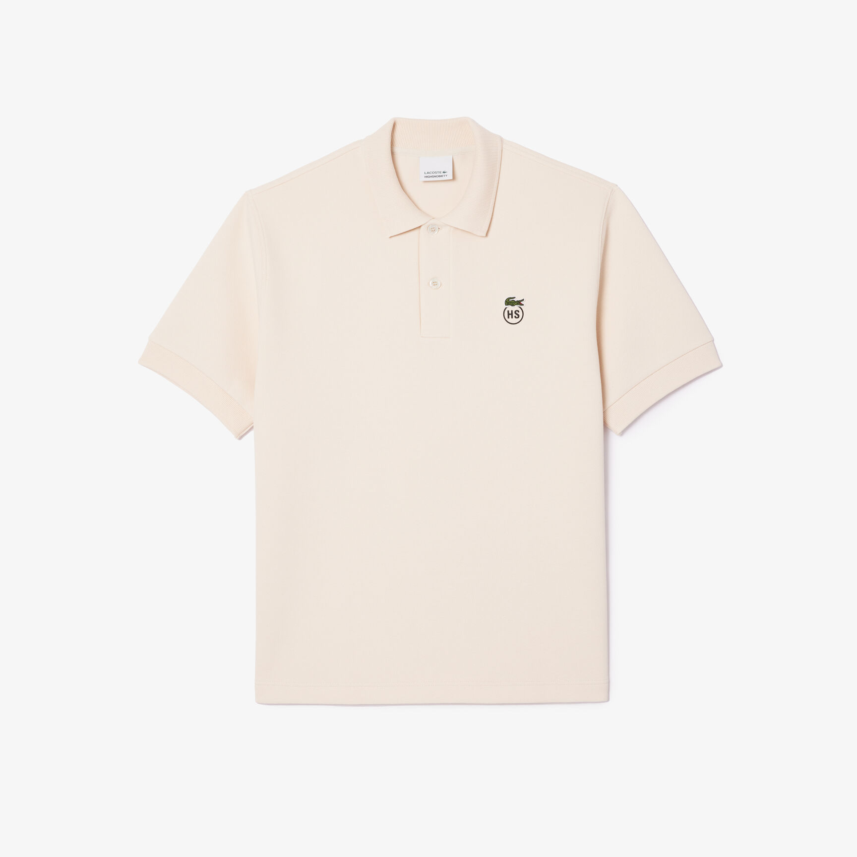 قميص بولو بيكيه كبير الحجم من Lacoste x Highsnobiety Lacoste x Highsnobiety Oversize Pique Polo Shirt - PH9417-00-IIT