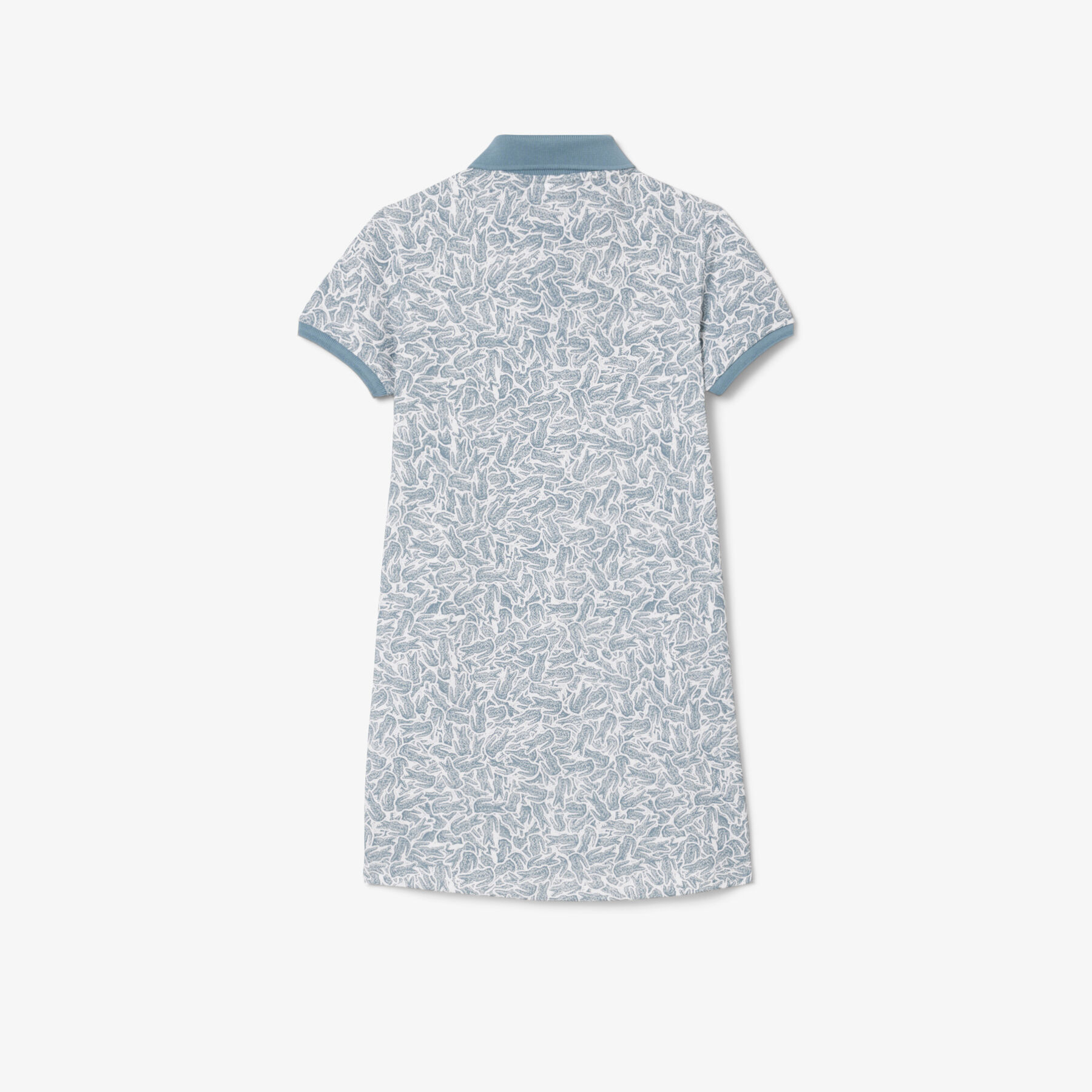 lacoste printed cotton polo dress