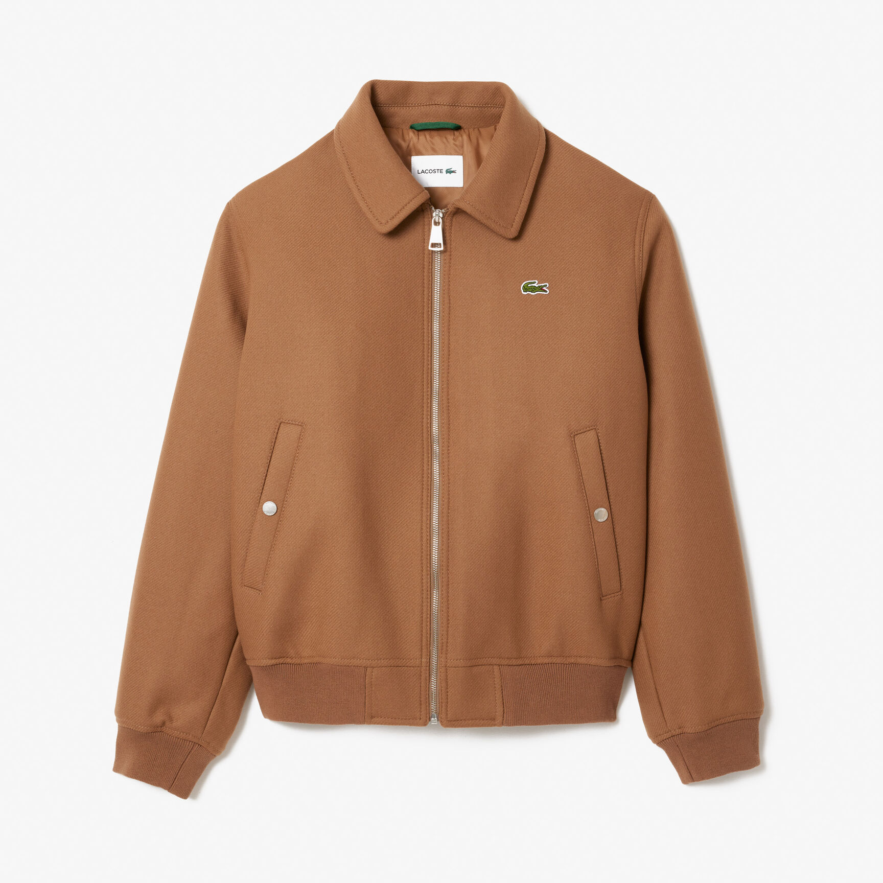 جاكيت طيار من الصوف المبطن بسحاب Zipped Padded Wool Aviator Jacket - BH2888-00-SIX