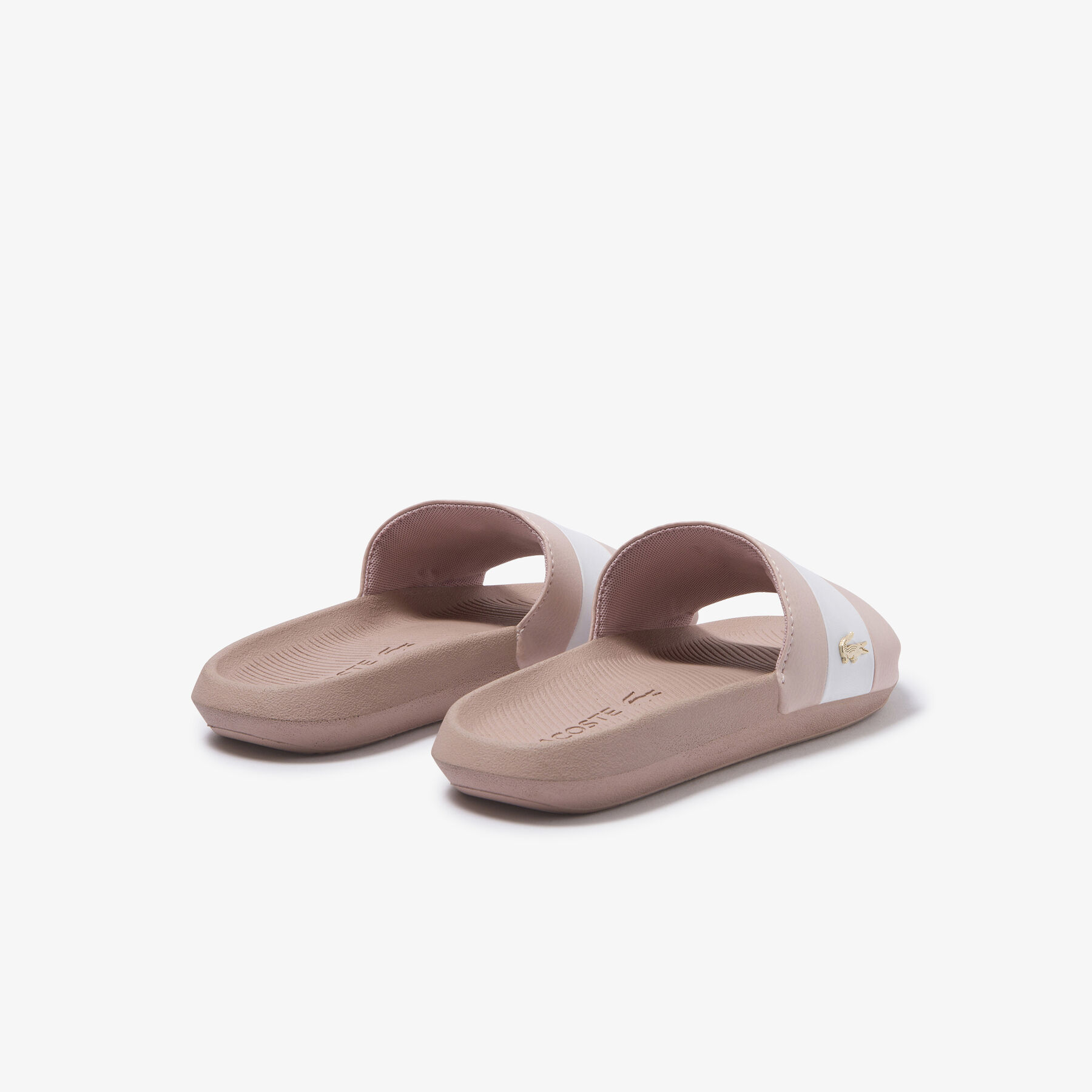 Women's Croco Metallic PU Slides lacoste women s croco metallic pu slides