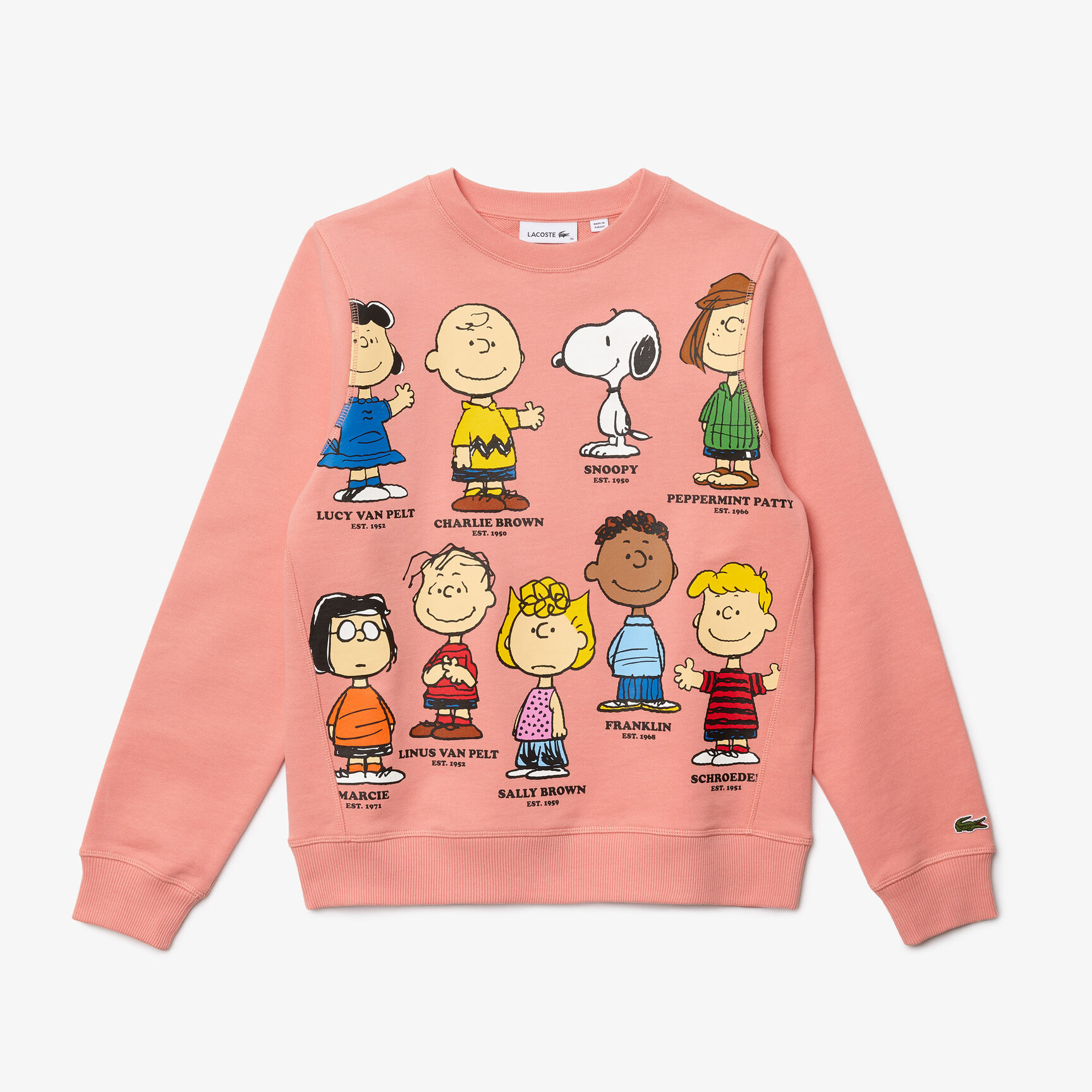 كنزة نسائية من القطن العضوي من Lacoste x Peanuts Crew Neck كنزة نسائية من القطن العضوي من Lacoste x Peanuts Crew Neck