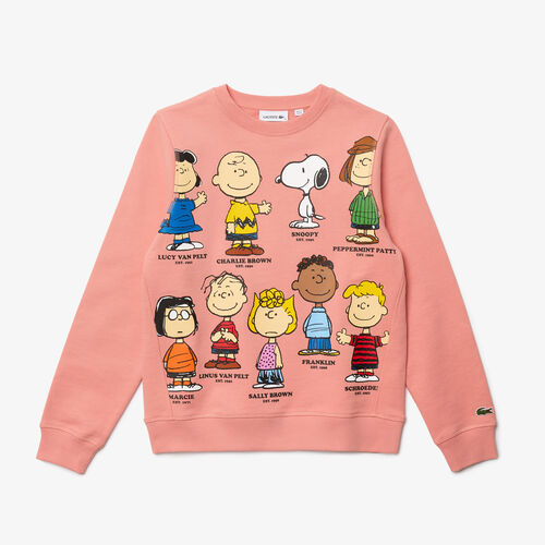 Women’s Lacoste X Peanuts Crew Neck Organic Cotton Sweatshirt