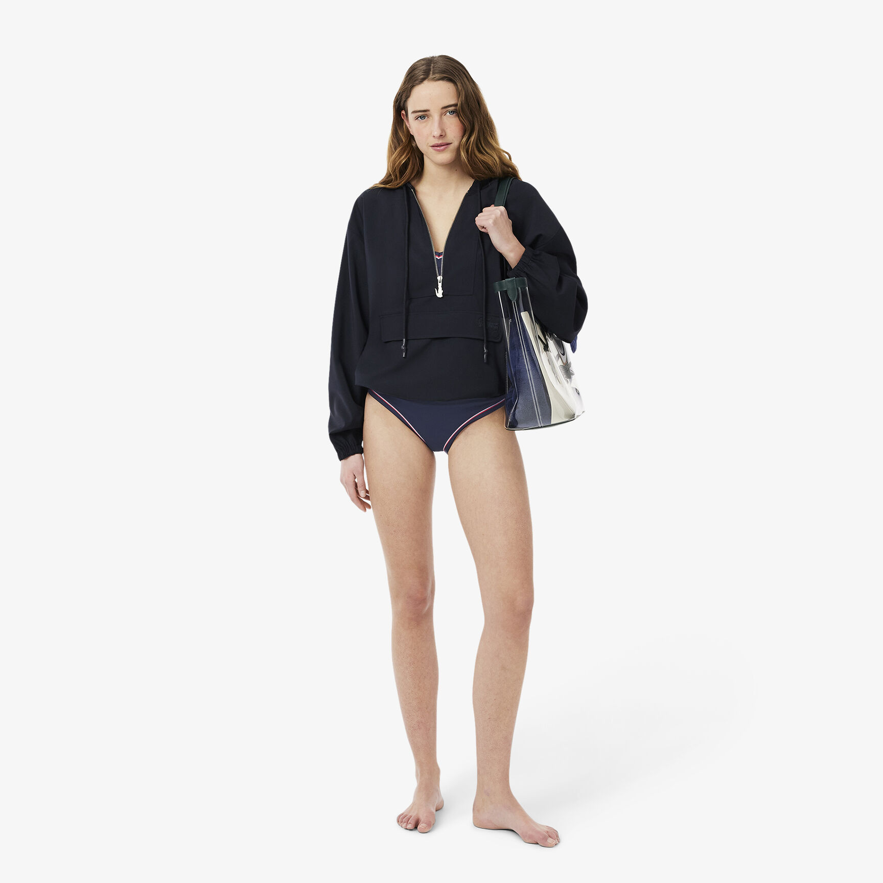 ملابس سباحة قصيرة بقصّة متباينة الألوان Contrast Trim Swim Briefs - MF9994-00-GWI