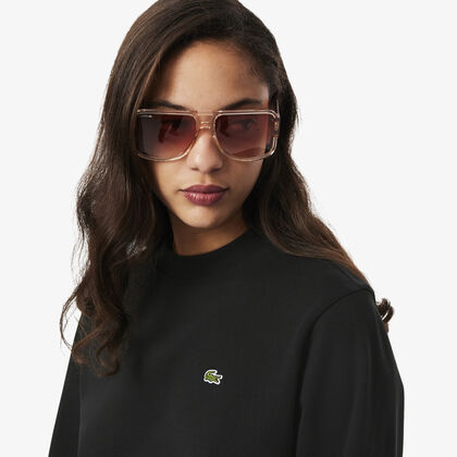 Relaxed Fit Fleece Crew Neck Sweatshirt