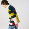 men s lacoste live loose fit colourblock cotton rugby style polo shirt