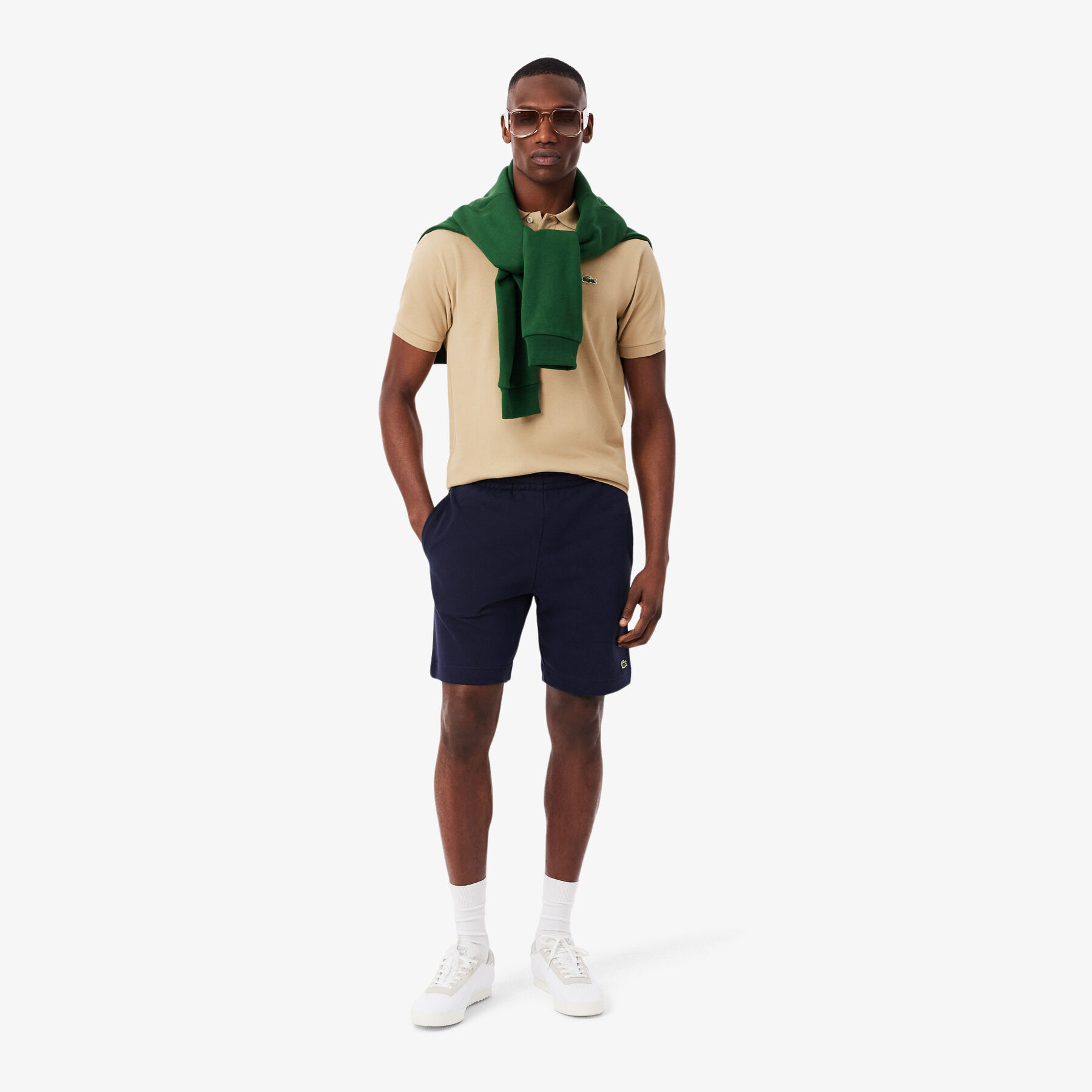 شورت صوف بقصة عادية Regular Fit Fleece Shorts - GH9860-00-166
