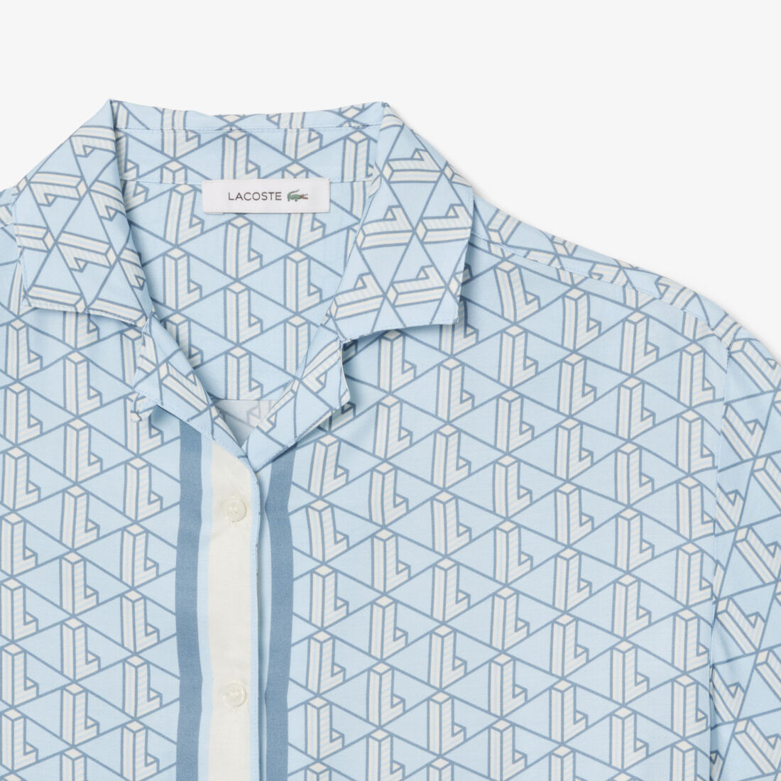 Oversized Monogram Print Shirt Oversized Monogram Print Shirt - CF0495-00-EIB