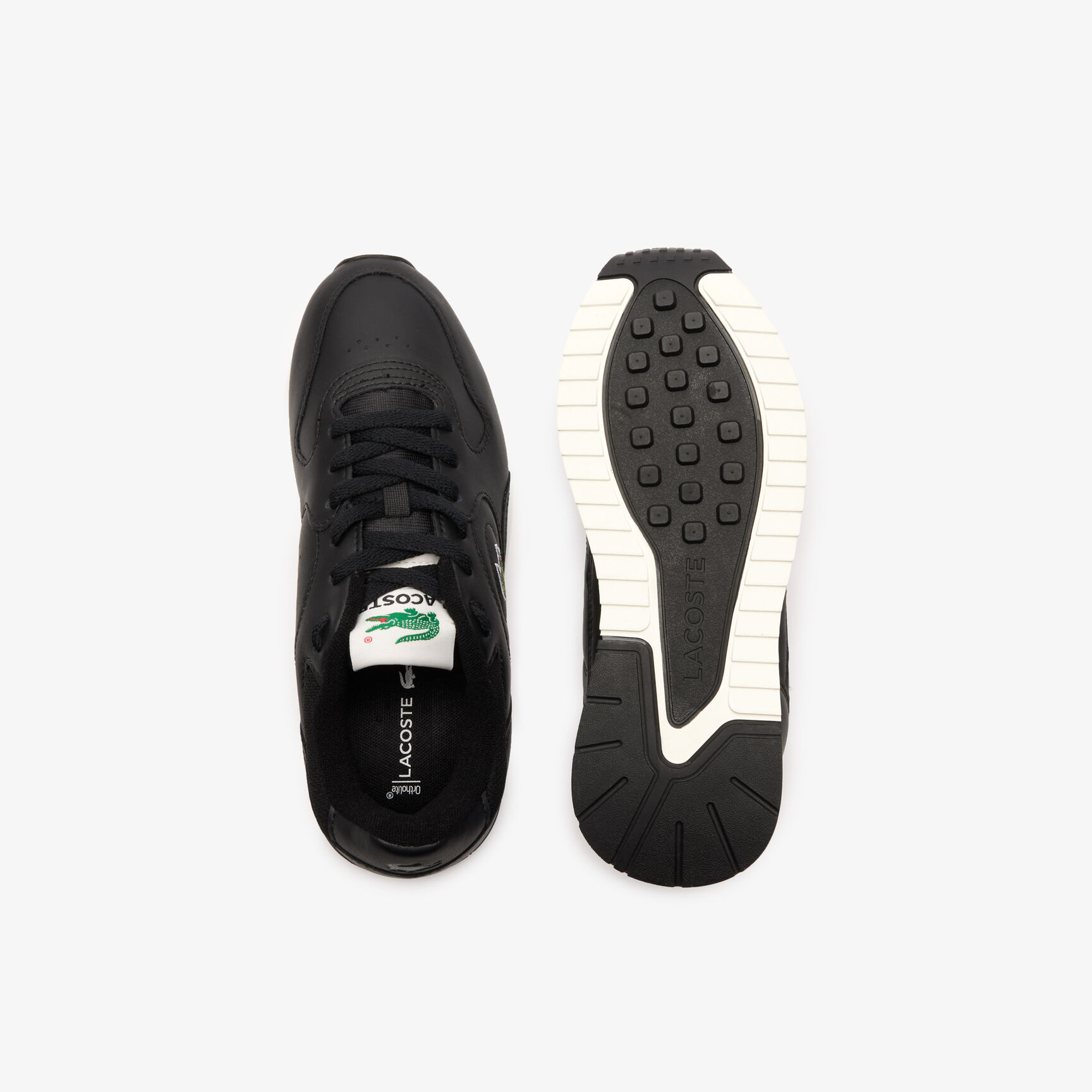 سنيكرز لاين تراك جلد للنساء Women's Linetrack Leather Trainers - 46SFA0011-454