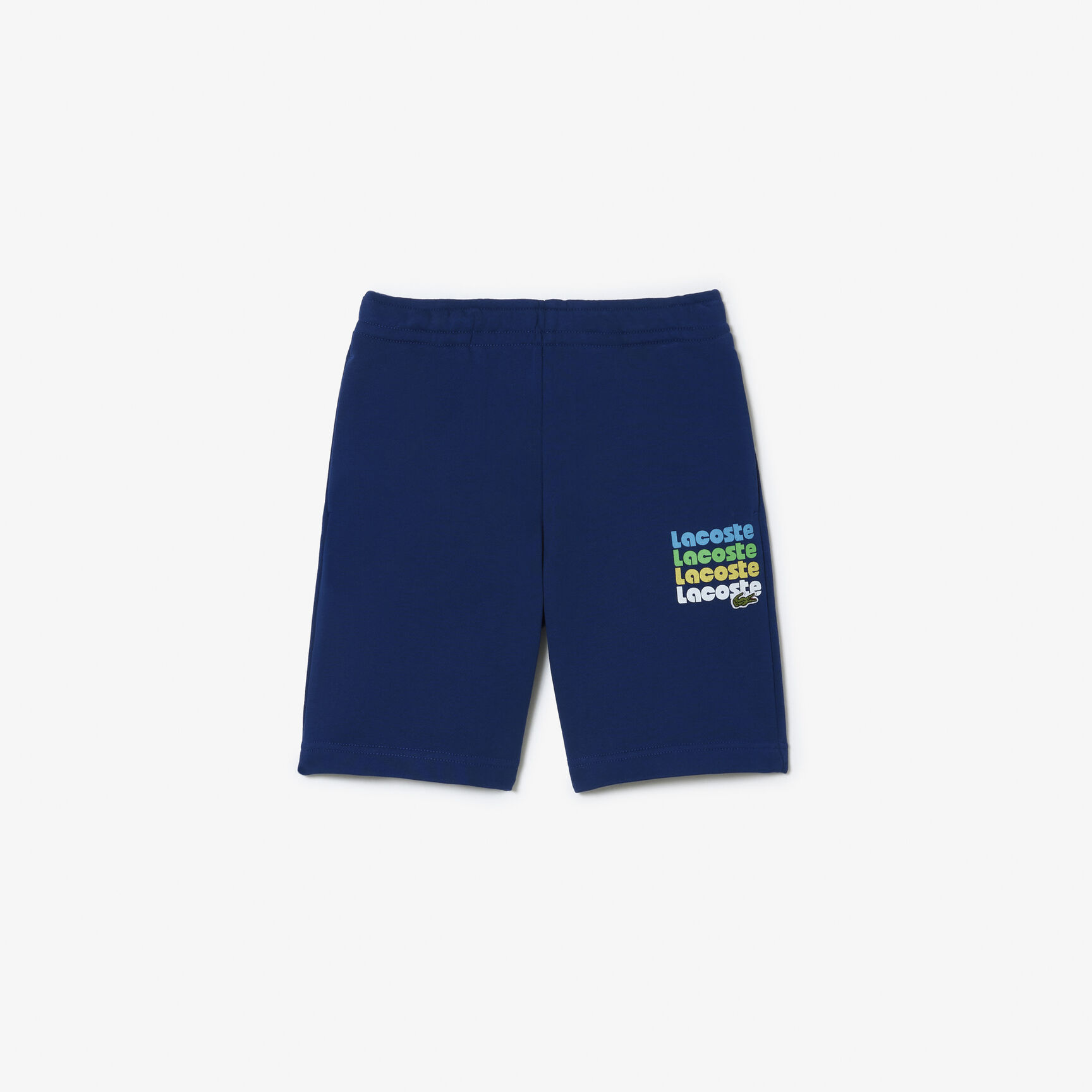 Lacoste Print Unbrushed Fleece Shorts Lacoste Print Unbrushed Fleece Shorts - GJ7977-00-HBM