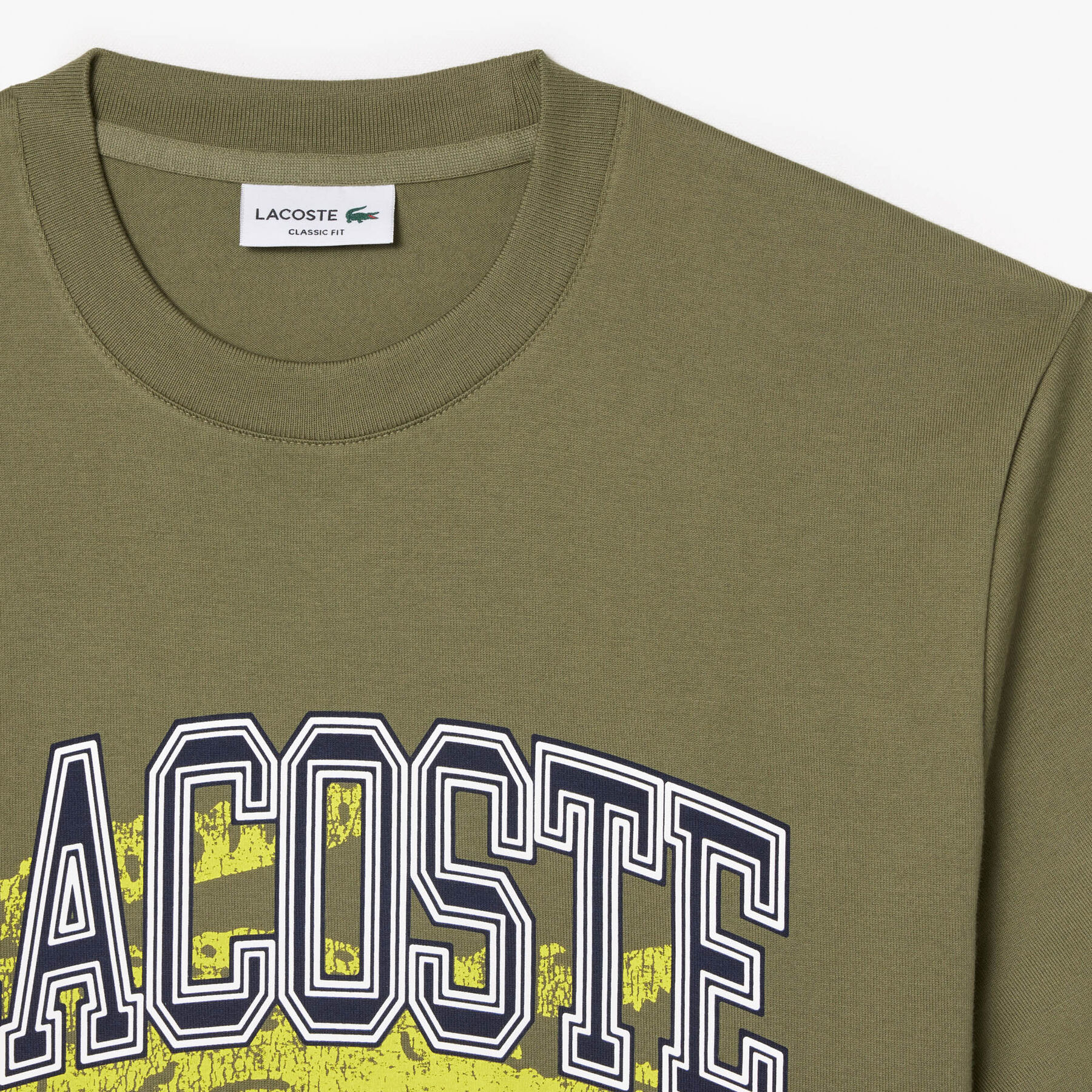 lacoste classic fit cotton jersey t shirt