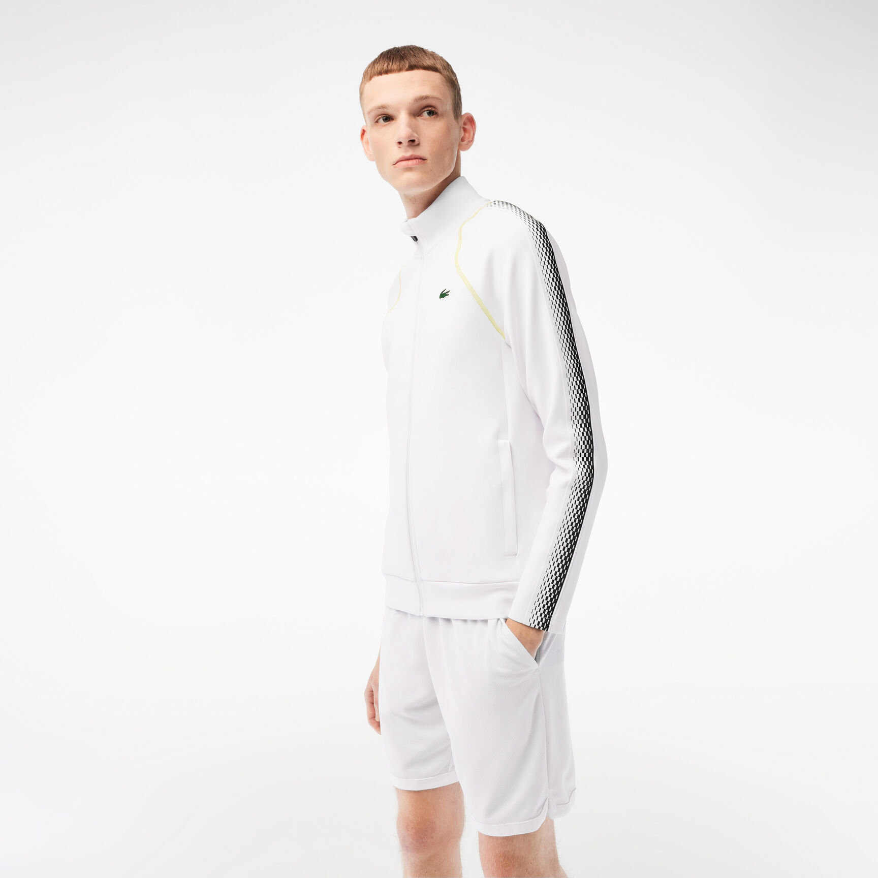 Men’s Lacoste Tennis x Daniil Medvedev Zipped Sweatshirt Men’s Lacoste Tennis x Daniil Medvedev Zipped Sweatshirt