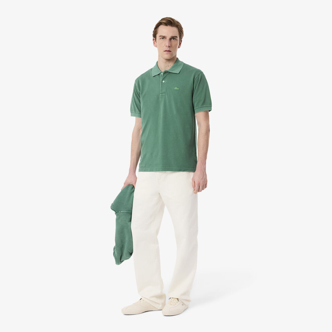 Classic Fit L.12.12 Washed Effect Polo Shirt Classic Fit L.12.12 Washed Effect Polo Shirt - PH9868-00-132