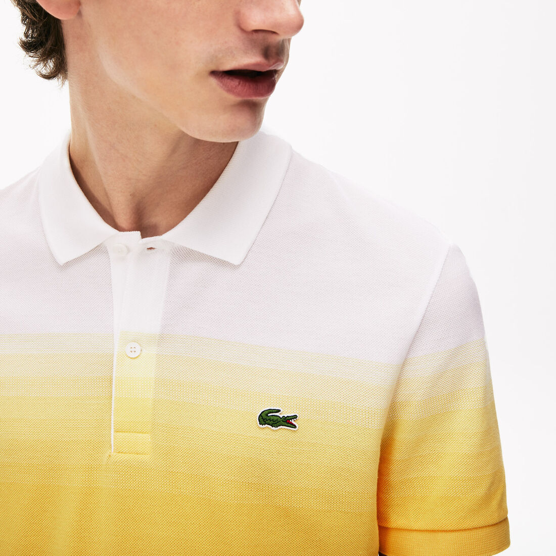 قميص بولو للرجال Lacoste من مجموعة Made in France قصة عادية من قطن البيكيه قميص بولو للرجال Lacoste من مجموعة Made in France قصة عادية من قطن البيكيه