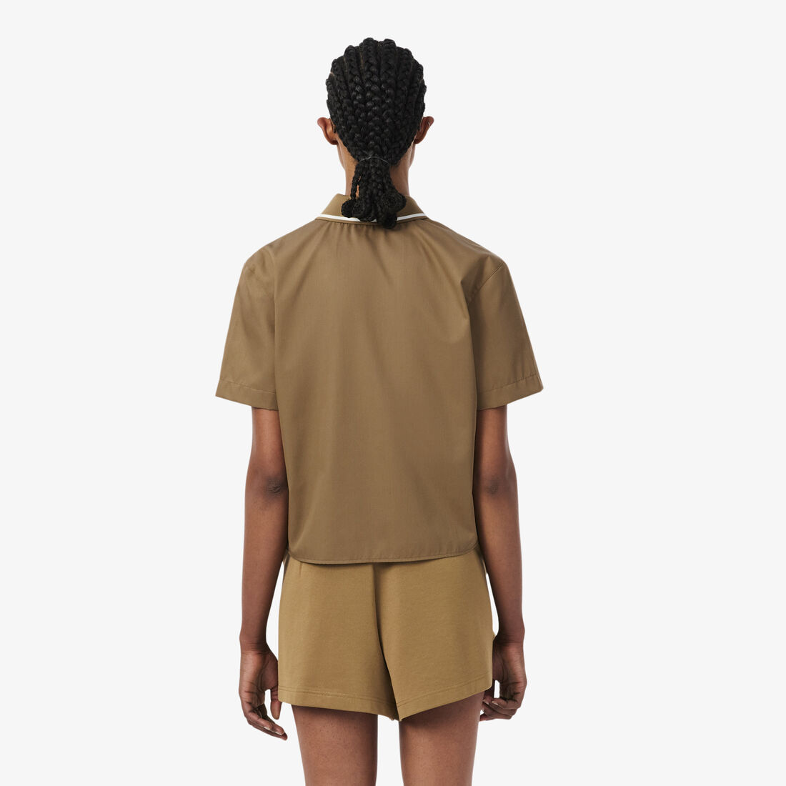 Petit Pique Effect Oversized Shirt lacoste petit pique effect oversized shirt