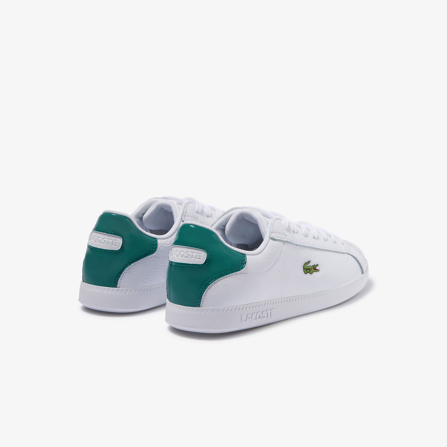 Men's Graduate Tumbled Leather and Synthetic Sneakers lacoste men s graduate tumbled leather and synthetic sneakers