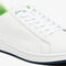 lacoste men s carnaby evo leather and citrus accent trainers