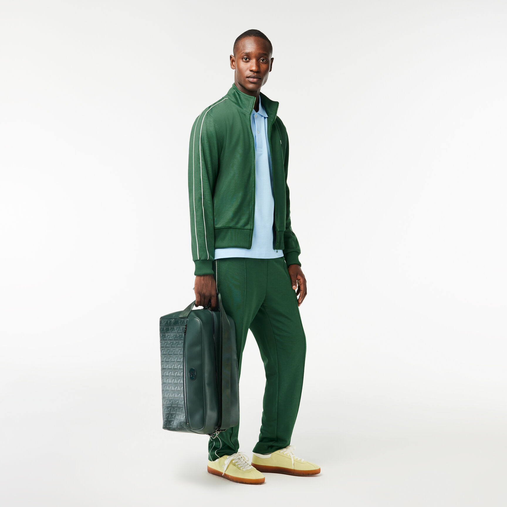 Leather Monogram Print Weekend Bag Leather Monogram Print Weekend Bag - NH4403MR-B43