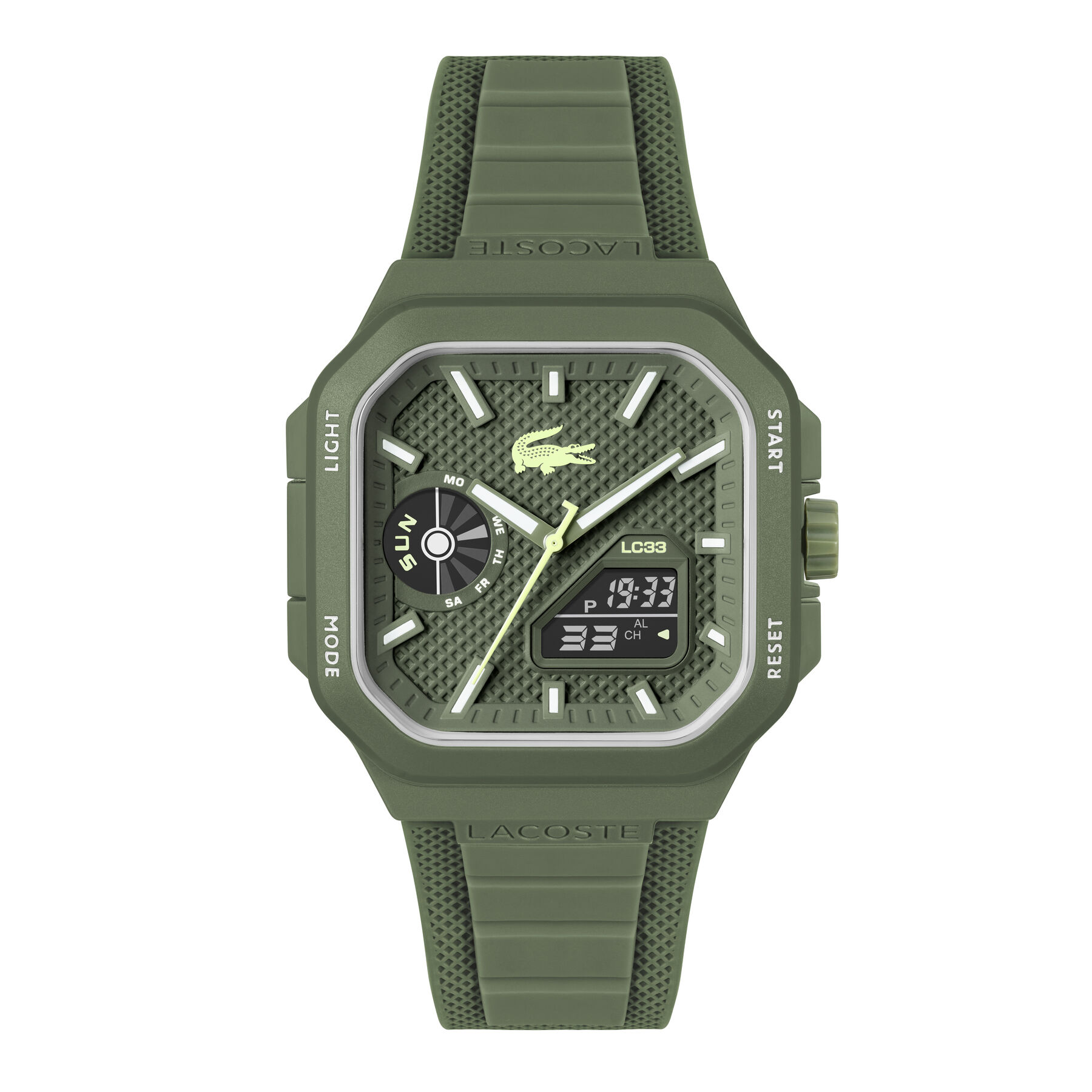 lacoste lc33 square men s watch