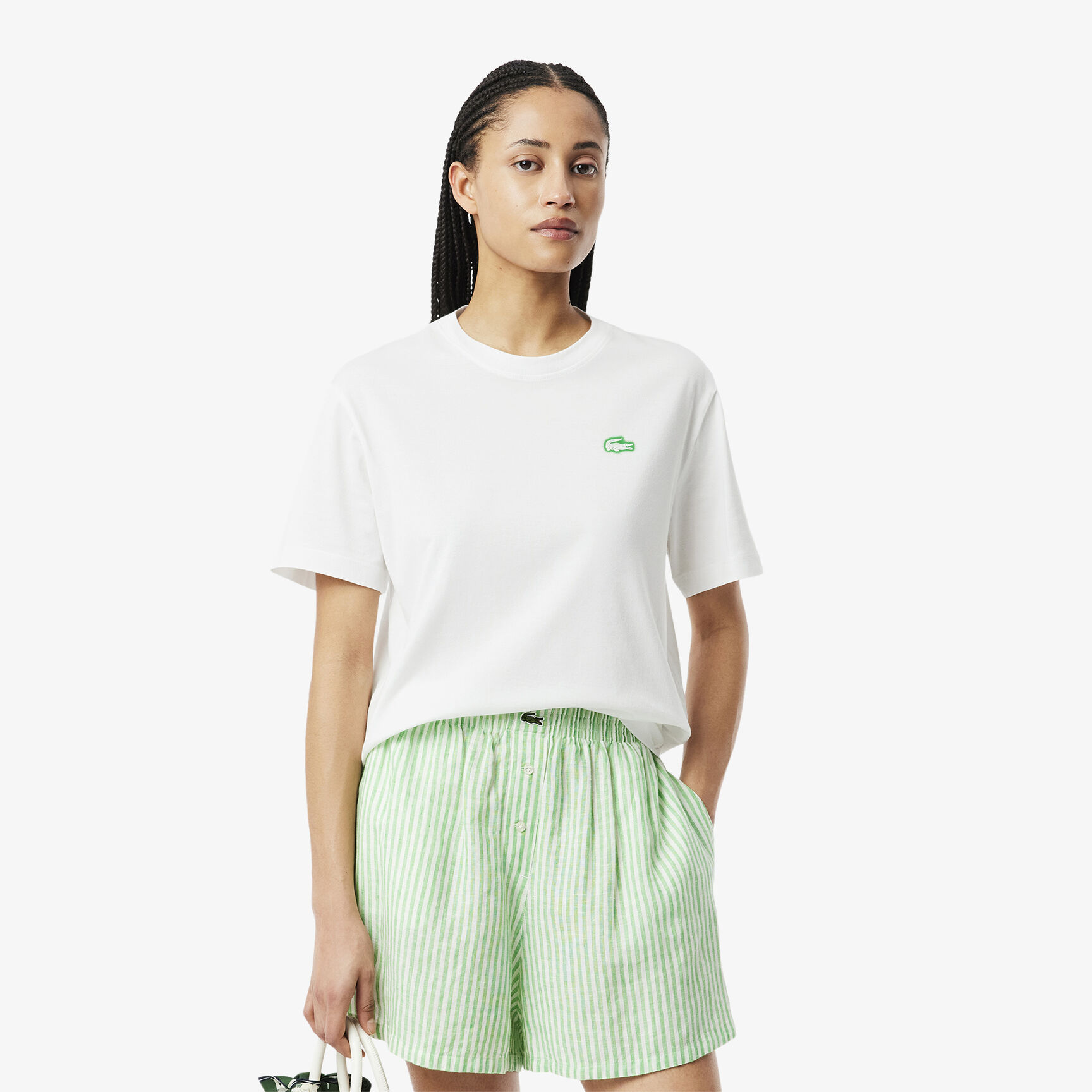 Crocodile Print Jersey T-shirt - TF9596-00-001