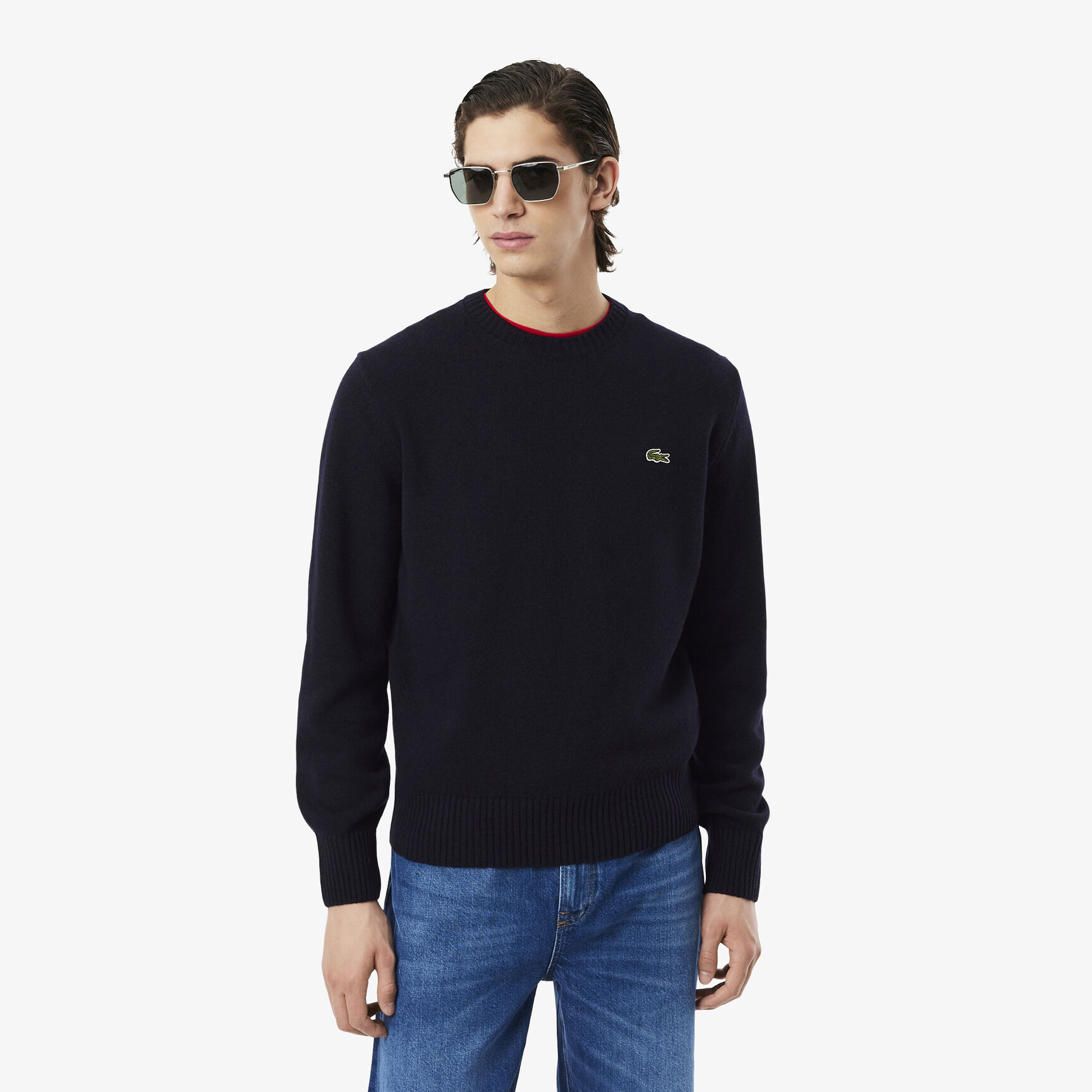 Wool Crew Neck Sweater Wool Crew Neck Sweater - AH2916-00-166
