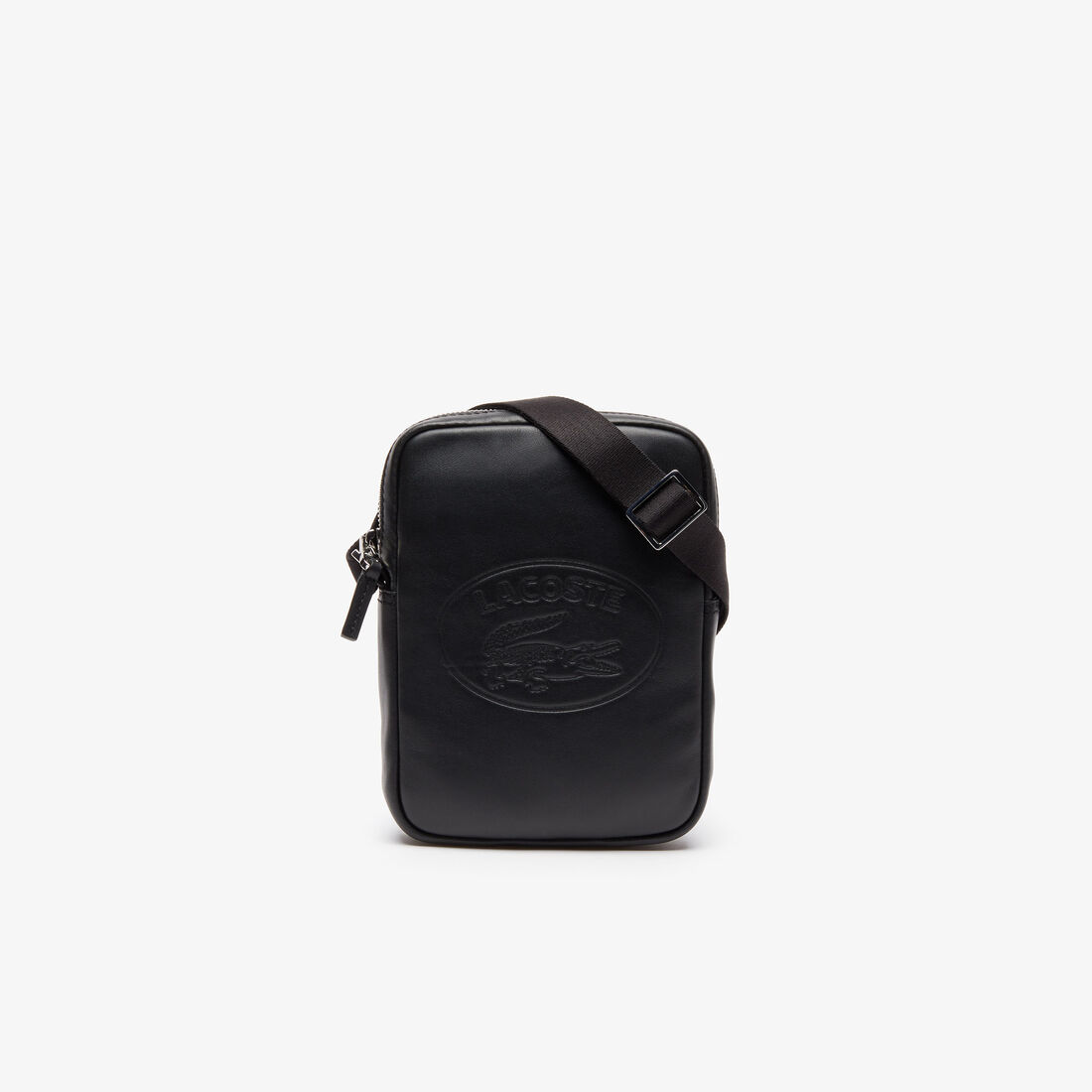 حقيبة غير رسمية عمودية الشكل للرجال مصنوعة من الجلد المزين بحروف بارزة من مجموعة L.12.12