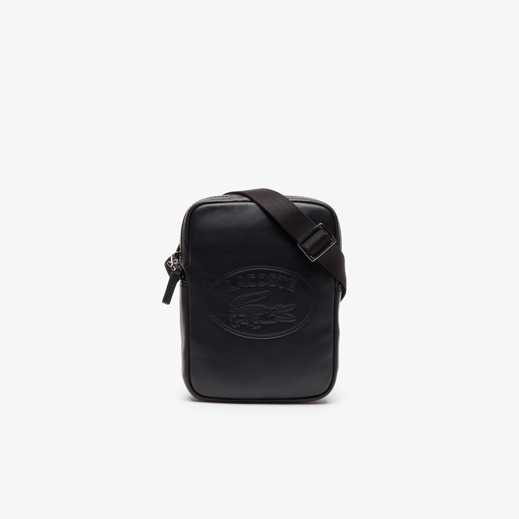 حقيبة غير رسمية عمودية الشكل للرجال مصنوعة من الجلد المزين بحروف بارزة من مجموعة L.12.12