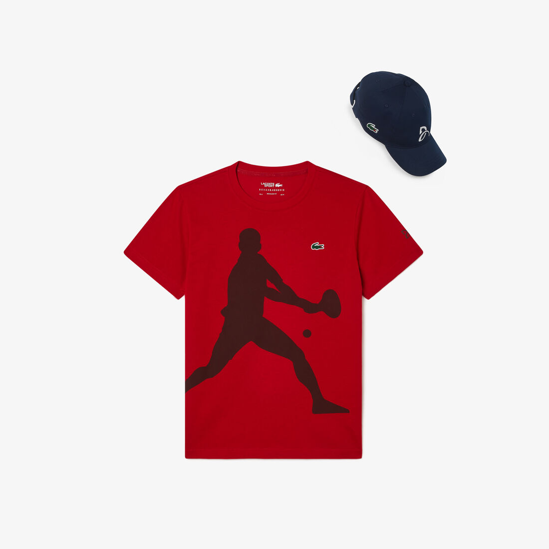 Lacoste Tennis x Novak Djokovic T-shirt and Cap Set Lacoste Tennis x Novak Djokovic T-shirt and Cap Set - TH7516-00-KB2