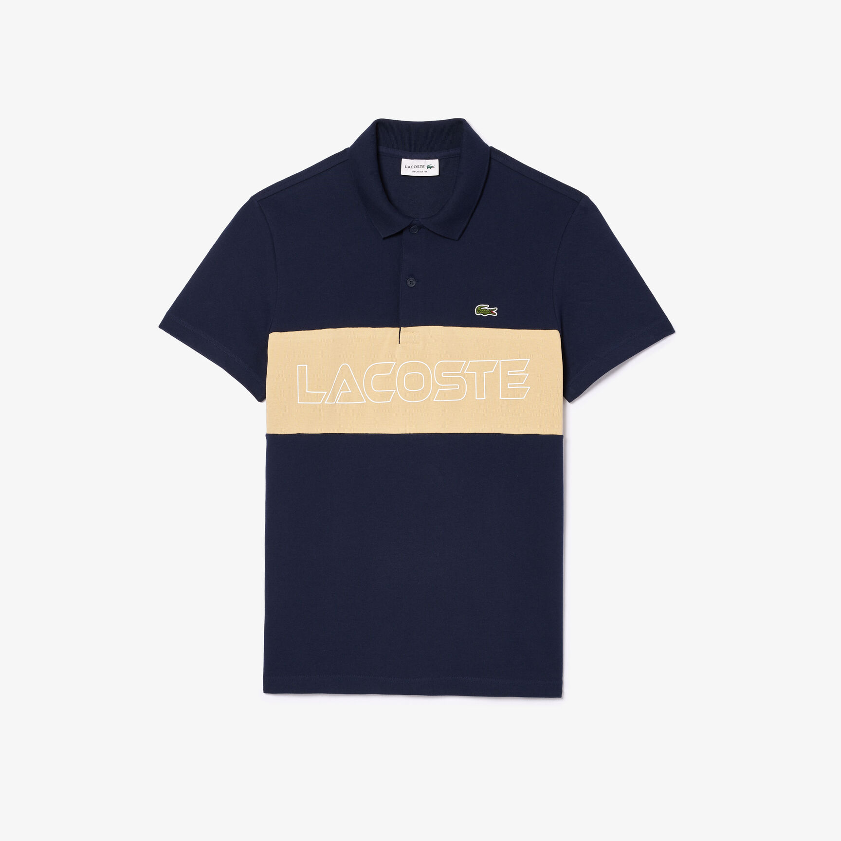Regular Fit Stretch Pique Colourblock Polo Shirt - PH1470-00-IP7