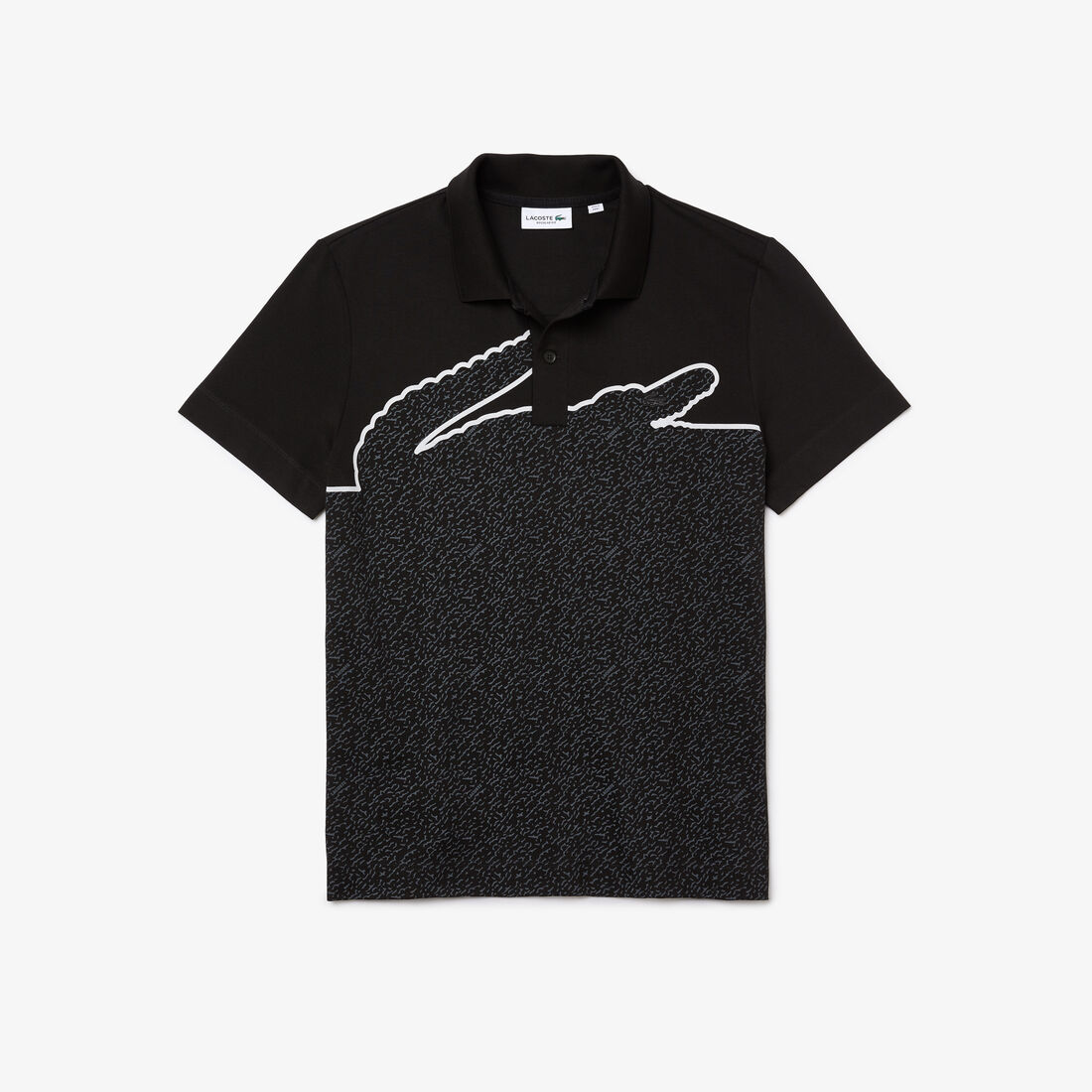 تيشيرت بولو لاكوست مطبوع قطن بيكيه مطاطي بقصة عادية للرجال تيشيرت بولو لاكوست مطبوع قطن بيكيه مطاطي بقصة عادية للرجال